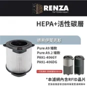 適用Electrolux伊萊克斯Pure A9 A9.2 矮款 PA91-406GY PA91-406DG 二合一濾網組