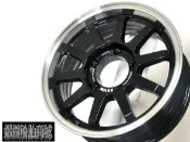 CS-487 全新鋁圈 類 RAYS 旋壓輕量化 16吋 5孔139.7 6J ET0 亮黑拋光車邊唇 JIMNY 吉米