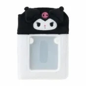 asdfkitty可愛家精品店 asdfkitty*庫洛米 造型絨毛 卡片收藏夾 名片簿 相簿 拍立得相片收納冊-日本正版商品