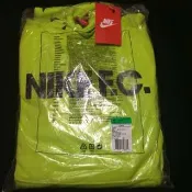 NIKE FCRB LOGO HOODIE 螢光綠星星 帽T 新北市
