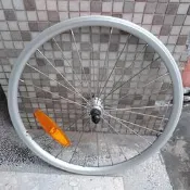 {名森自行車}20吋406雙層快拆輪圈  寬度84MM  白鐵鋼絲  鋁花鼓     美利達折疊車