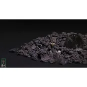《莯川》印尼 黑火山岩  蘇蝦米蝦螯蝦白襪蝦可用 熔岩砂 火山砂 濾材 過濾 培菌 多肉 仙人掌 塊根 無販售活體