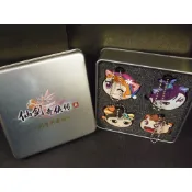 ◢藏劍閣◣絕版收藏品-仙劍奇俠傳五周年典藏版內周邊Q版鑰匙圈盒裝 (電玩遊戲相關週邊收藏)