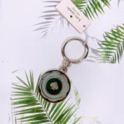 頌霏精品代購 Kate spade 圓形logo 鑰匙圈吊飾