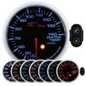 【D Racing三環錶/改裝錶】60mm 遙控器設定 7彩PK 水溫錶+水三通 HONDA TOYOTA WISH