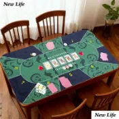 【臺灣出貨 免運】德州撲克桌布方形籌碼打牌墊子棋牌室撲克牌專用臺墊佈德芙絨桌墊