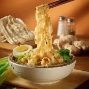 【慢悠仙】黃金多穀蕎麥刀削麵300gX6包 小包裝 麵條(台南名產/關廟養生麵/拌麵條/全素/零農藥非基改)