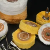 【職人工坊】白布輪 黃布輪 2吋 3吋 6吋 8吋 拋光布輪 純棉布輪 鏡面拋光輪【9220-1 O364-6】
