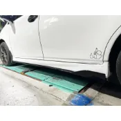 現貨 豐田 WISH 直上 一體式 230cm 可裁減 鋼琴烤漆黑 汽車 左右側裙 左右定風翼 側擾流 側風刀 通用側裙