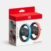 (店+)【Nintendo 任天堂】【就是要玩】現貨 NS2 Switch2 任天堂原廠方向盤 一組兩入 中文版 賽車 體感 方向盤 馬力歐賽車