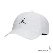 Nike 帽子 老帽 棒球帽 刺繡 水洗 喬丹 Jordan 白【運動世界】HQ1963-100