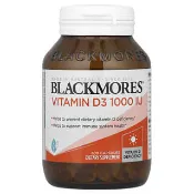 【iHerb】Blackmores, 維生素 D3，25 微克（1,000 國際單位），200 粒膠囊
