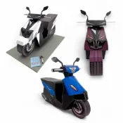 (店+)【雋永紙藝】紙紮125機車/紙紮平價國民機車 紙紮機車/紙紮交通工具/清明用品/祭祀祭祖往生用品