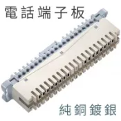 C型複合式端子板 端子台 10P 10對 電話模塊 電話配線架 電信總局