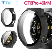 適用於華為 Watch GT 6 Pro 46mm 硬質 PC 保護套配件的玻璃+保護殼