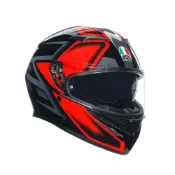 (店+)AGV K3 Compound 黑紅全罩式安全帽 公司貨 亞洲版