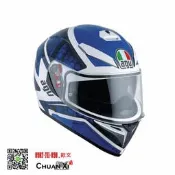 傳璽騎士部品 【AGV K3 SV】PULSE全罩彩繪款｜藍白彩繪、黑白彩繪｜小阿魯｜雙鏡片｜歐規｜GT-Air、K5