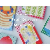 【mobisu】韓fruitfries．Summer Fruit Dessert 便簽本 共6款