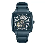 【KENNETH COLE】前衛藍方型鏤空機械錶 KCWGY0046502 40mm 現代鐘錶