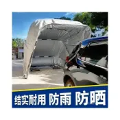 (店+)廠家直銷 免運含稅 熱銷 半自動移動折疊伸縮車庫防雨阻燃汽車停車棚加厚加棉保暖車罩戶外