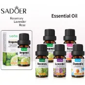台灣現貨 SADOER 按摩精油 10ML 玫瑰 薰衣草 迷迭香 佛手柑 玫瑰精油 維他命E SGS認證