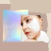 (店+)【MEDITHERAPY】白玉冰晶番茄亮白棉片 眼頰膜 單片/ 一盒5片 亮白 淡化黑色素 玻尿酸 保濕 盒裝