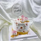 金壽桃 生日蛋糕 客製化 母親節 蛋糕 甜點 彌月 父親節 6吋 面交