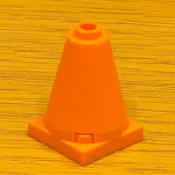LEGO 樂高 MOC 三角錐 交通 路障 全新零件創作
