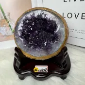 小晶洞💰頂級烏拉圭 紫水晶洞ESPa+✨16號1.487kg❤️開幕入宅禮品 水晶洞 錢袋子晶洞 紫晶洞 A3016