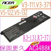 電池動力 ACER AC14B8K 電池(保固更長) 適用 宏碁 Chromebook KT.0040G.004 A715-72G TravelMate B115-M B115-MP B115-M P449-MG TMP449 P249 TMP249 P238 TMP238 SF315-51 SP315-51 P2410-M P2510-G2 P2510-M P449-M P236-M Gateway NE511 NE512 AC14B3K AC14B18J