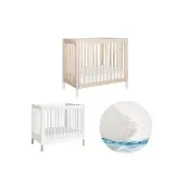 【babyletto】Gelato Mini 四合一迷你成長型嬰兒床(+水洗絲床墊超值組合)