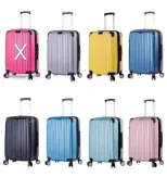 限時 滿3千賺10%點數↘ | ~雪黛屋~TRAVELINES 28吋行李箱防盜拉鍊ABS固定海關密鎖硬殼箱360度旋轉耐摔磨損檢測通過箱體W1701