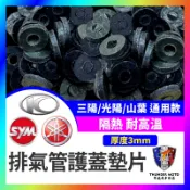 【單德機車】防燙蓋墊片 排氣管護蓋墊片 耐高溫 排氣管防燙蓋 隔熱墊片 三陽 光陽 山葉 全車系通用