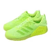 【adidas 愛迪達】訓練鞋 Dropset 3 Trainer 男鞋 螢光綠 多功能 支撐 緩衝 愛迪達(IH5248)