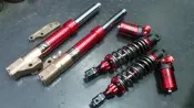 誠一機研 DJ1四代宙斯避震器+DY前叉競技版 三代勁戰 新勁戰 125 雷霆150 G6 NEW FIGHTER JET POWER OZ GTR AERO BWS 後避震器