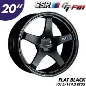 日本 SSR 鋁圈 GTF01 鍛造 20吋 10J 5/114.3 ET35 黑色 GT F01