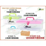 ◎超級批發◎茂盛 01045 01043 01042 01040 迷你/小/中/大 高第手提收納箱透明工具箱收納盒玩具盒