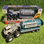 【免運】兒童大號消防車玩具水罐車合金工程挖掘機慣性油罐車模型現貨批發益智玩具 寶寶遊戲圍欄 可折疊圍欄