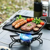 (店+)【LEMU 樂牧】日本製 迷你分體卡式爐 4000w 防風瓦斯爐 igt蜘蛛爐 露營瓦斯爐 登山爐 高山爐 單口爐