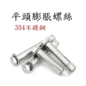 (店+)平頭膨脹螺絲 304 不銹鋼 螺絲 水泥螺絲 自攻螺絲 高張力螺絲 壁虎 白鐵螺絲 快速釘 內迫壁虎塔克網購