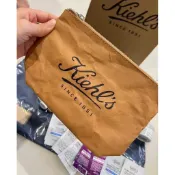 在台 kiehl's 契爾氏 經典水洗牛皮化妝包