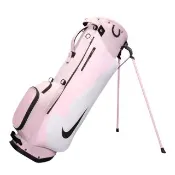 【NIKE GOLF】Air Max Lite 超輕量高爾夫桿袋腳架袋 淺粉紅色+冷灰白  (優雅淺粉 男女適用)