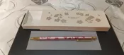 MIKIMOTO 原廠正品 帶珍珠 精美櫻花圖案粉紅色原子筆 全新未使用
