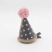Baby Star 錐形帽髮夾，生日快樂，派對，派對帽，錐形帽