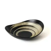 【BreezeOnline 微風精品線上】箔座  日本製金澤白金箔漆器碗