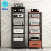 築良舍 免運 公司貨 功放機架 置物架 音響架 收納架 移動帶抽屜多層功放機架膽機支架CD機櫃家庭影院HIFI音箱器材腳架工廠現貨直銷 售後保障 全館八折 年底鉅惠 可開發票 5zpwq