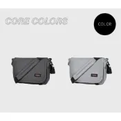 (店+)【EASTPAK】JR - CORE COLORS 11.5L 側/肩背包 防潑水 淺灰/鐵灰
