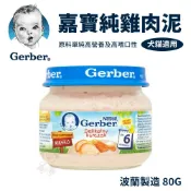 【隔日到貨】=白喵小舖=Baby Food 嘉寶Gerber 純雞肉泥 80g/瓶 （波蘭廠）藍色瓶蓋