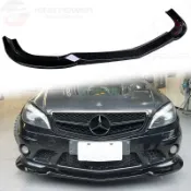 KP擎利國際 BENZ 08-11 W204 C204 前期 正C63用 GH款 亮黑 前下巴 三件式 前唇 前擾流