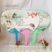 古風扇子古典夏天涼搖扇複古手持手搖扇學生通用扇風大扇子 手扇 多款可選 書法文字小扇子 塑料勵誌文字手搖扇夏季古扇子